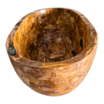 Laminated mosaic petrified wood bathtub, laminated mosaic view