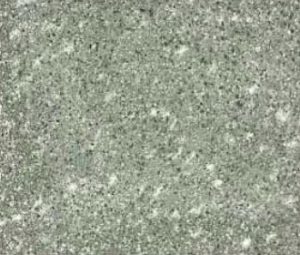 Close-up of the flamed surface of original ash grey andesite