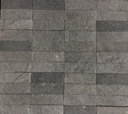 Grey lava stone tiles
