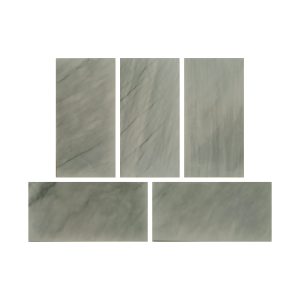 Ocean Wave Pool Tile 30 × 60 × 2 cm Honed — three upright and two horizontal original tiles